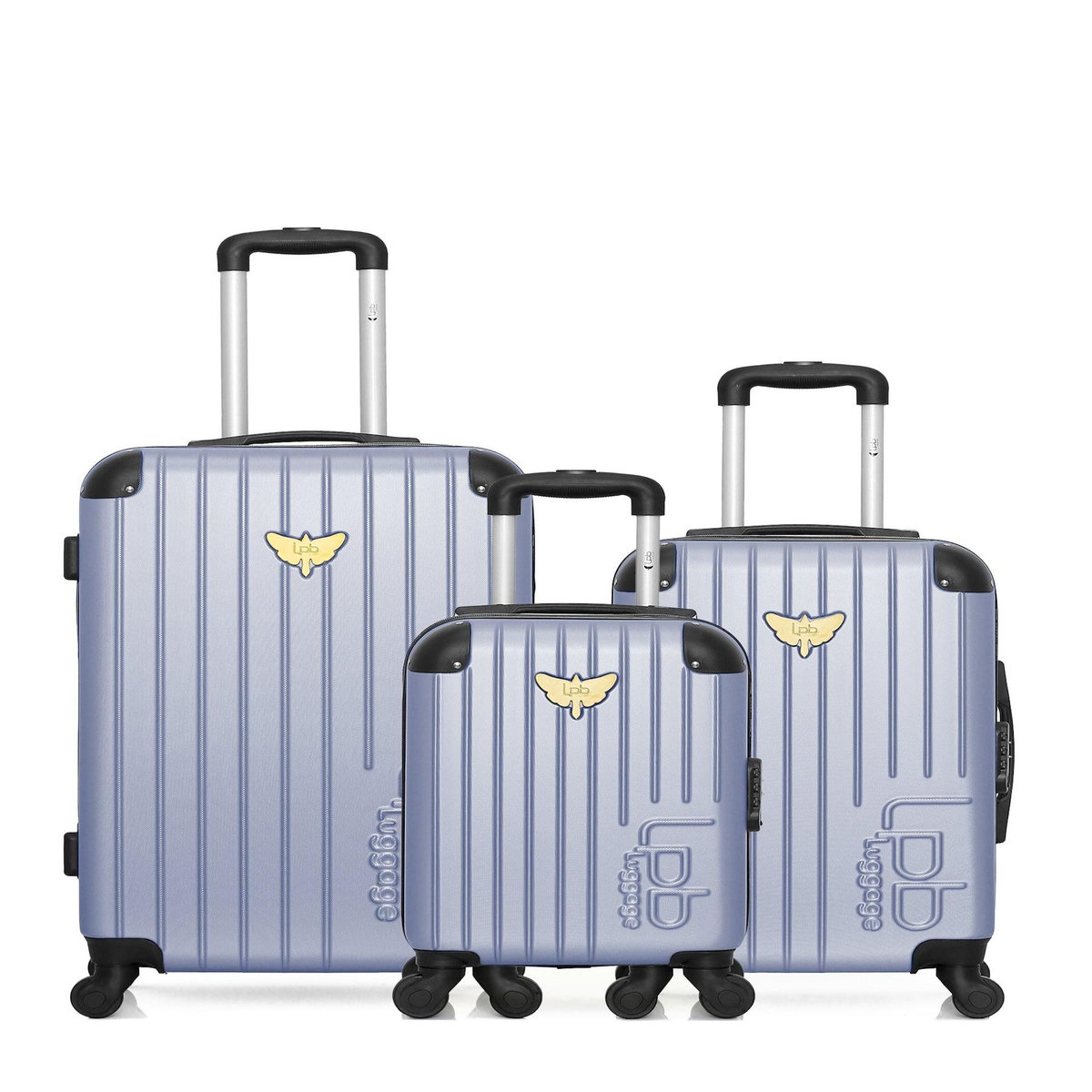 LES P'TITES BOMBES LPB LPB LUGGAGE - Lot de 3 - Valise weekend, valise cabine et valise cabine XXS MARIANNE