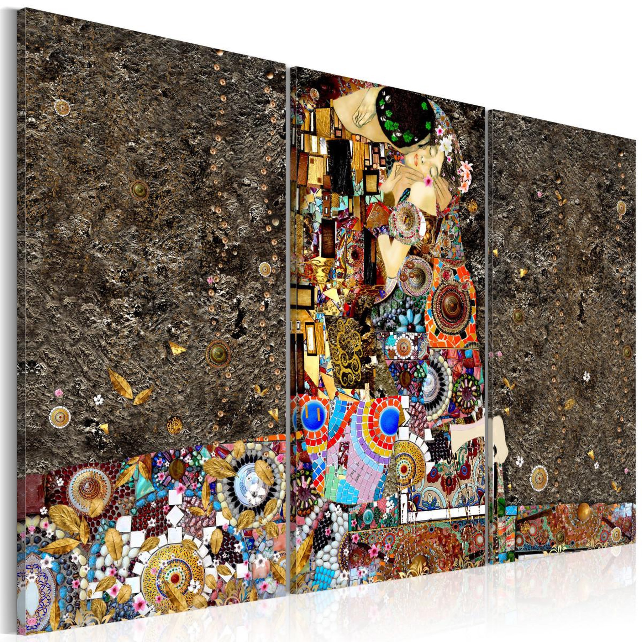 Voir la diapositive 1 : Paris Prix Tableau imprimé  mosaic of love