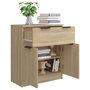 Voir la diapositive 4 : VIDAXL Buffet Chene sonoma 60x30x70 cm Bois d'ingenierie