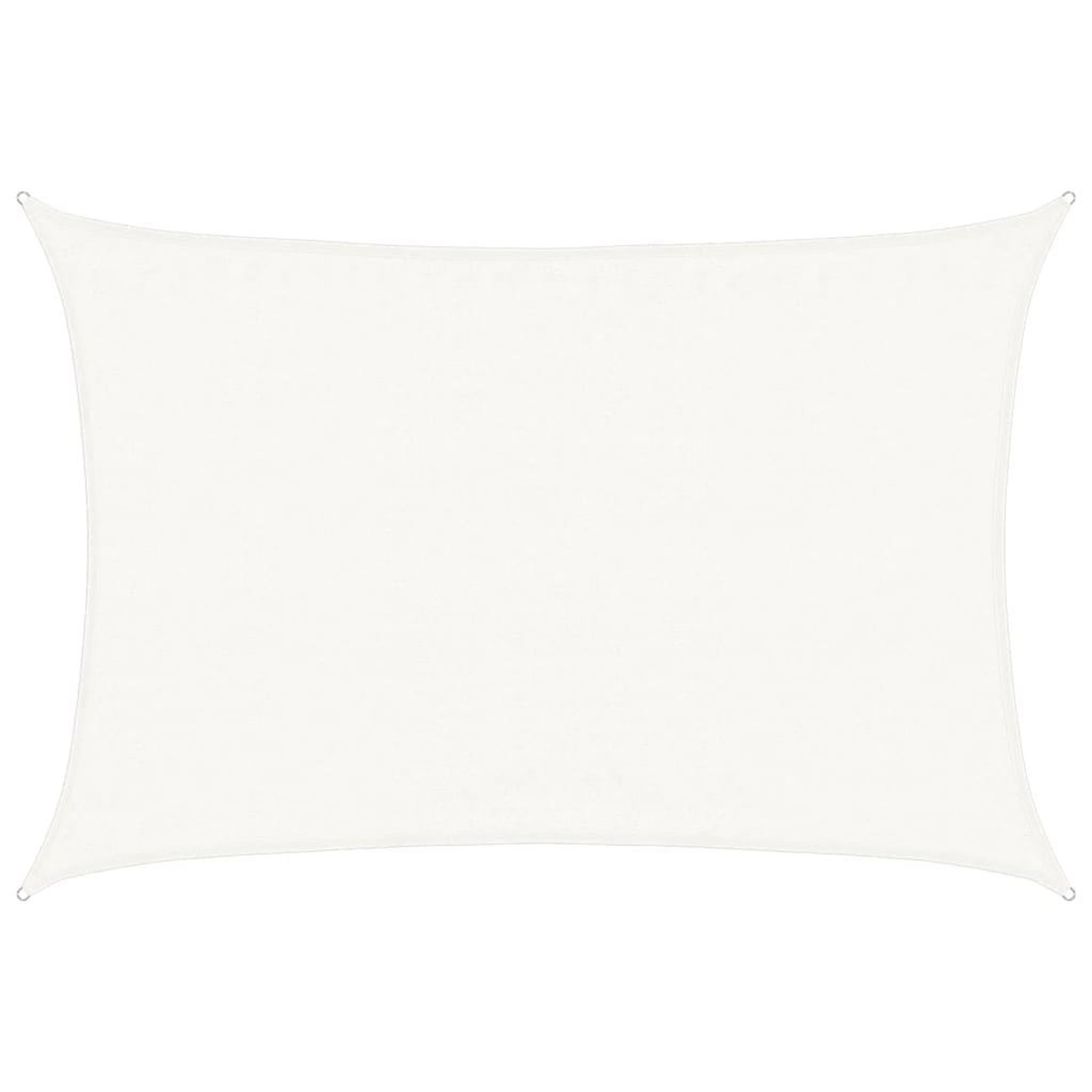 Voir la diapositive 2 : VIDAXL Voile d'ombrage 160 g/m^2 Blanc 3,5x5 m PEHD