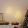 Voir la diapositive 2 : VIDAXL Lumières de Noël silhouette d arbre de Noël 2 pcs 50 LED