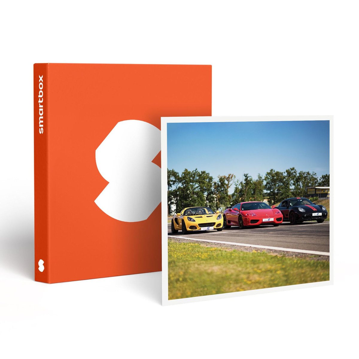Smartbox Séance de 9 tours de pilotage sur circuit à bord de 3 voitures de sport - Coffret Cadeau Sport & Aventure