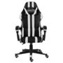 Voir la diapositive 2 : VIDAXL Fauteuil de jeux video Noir et blanc Similicuir