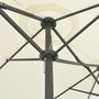 Voir la diapositive 5 : VIDAXL Parasol d'exterieur et poteau en aluminium 460x270 cm sable