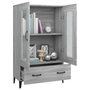 Voir la diapositive 4 : VIDAXL Buffet Sonoma gris 70x31x115 cm Bois d'ingenierie