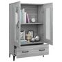 Voir la diapositive 4 : VIDAXL Buffet Sonoma gris 70x31x115 cm Bois d'ingenierie