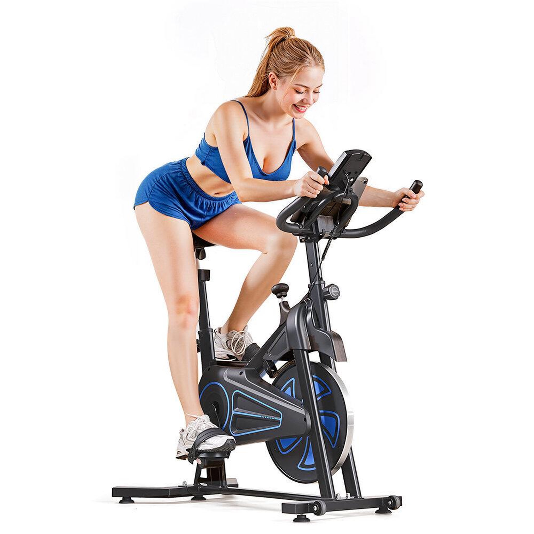 Voir la diapositive 4 : FORMILL Vélo d'exercice formill qk116c, résistance magnétique ultra-silencieuse, capacité de 130 kg