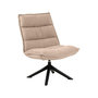 Voir la diapositive 2 : LISA DESIGN Mellow - fauteuil pivotant - en tissu - pieds en acier