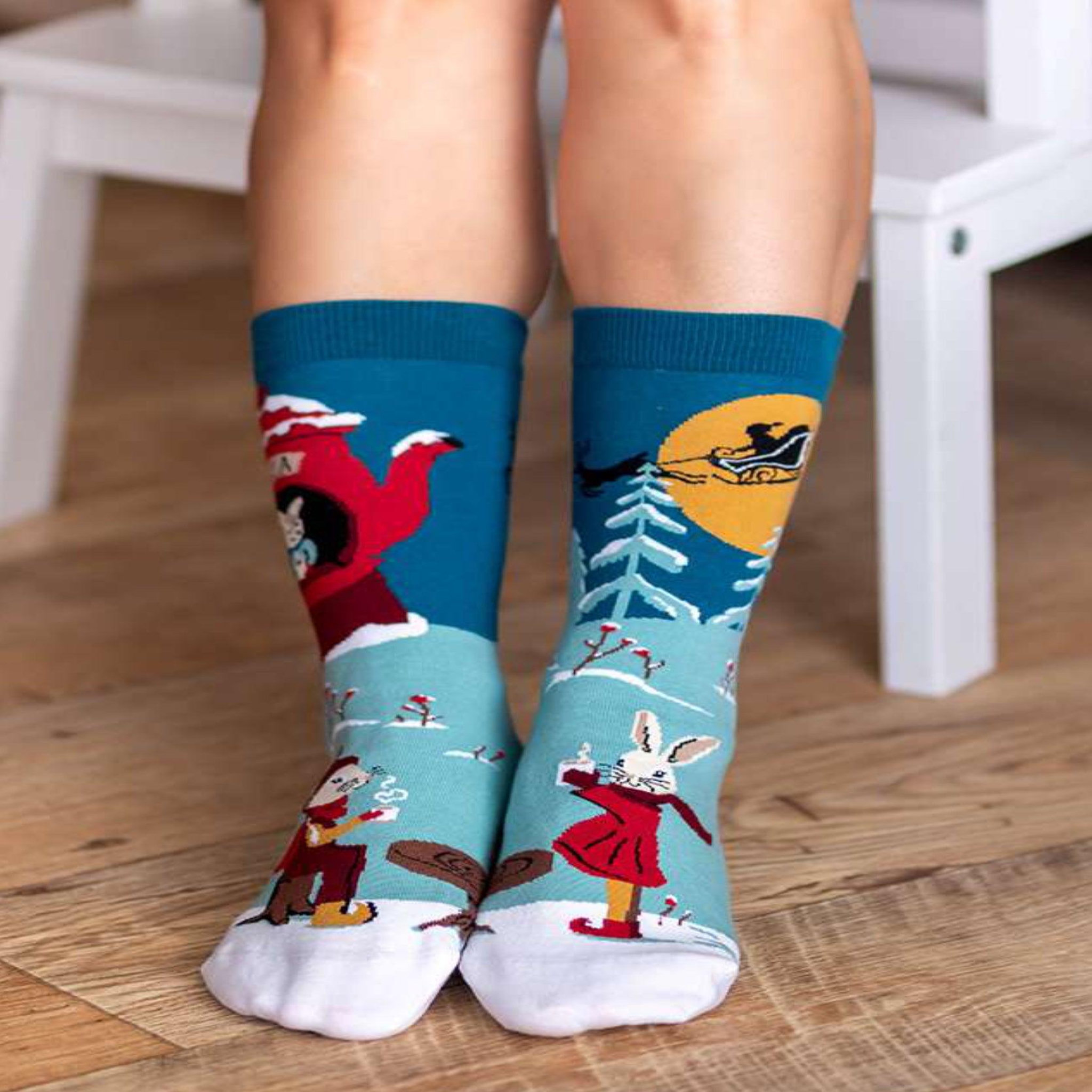 Voir la diapositive 3 : PIRIN HILL Chaussettes arty les lapins