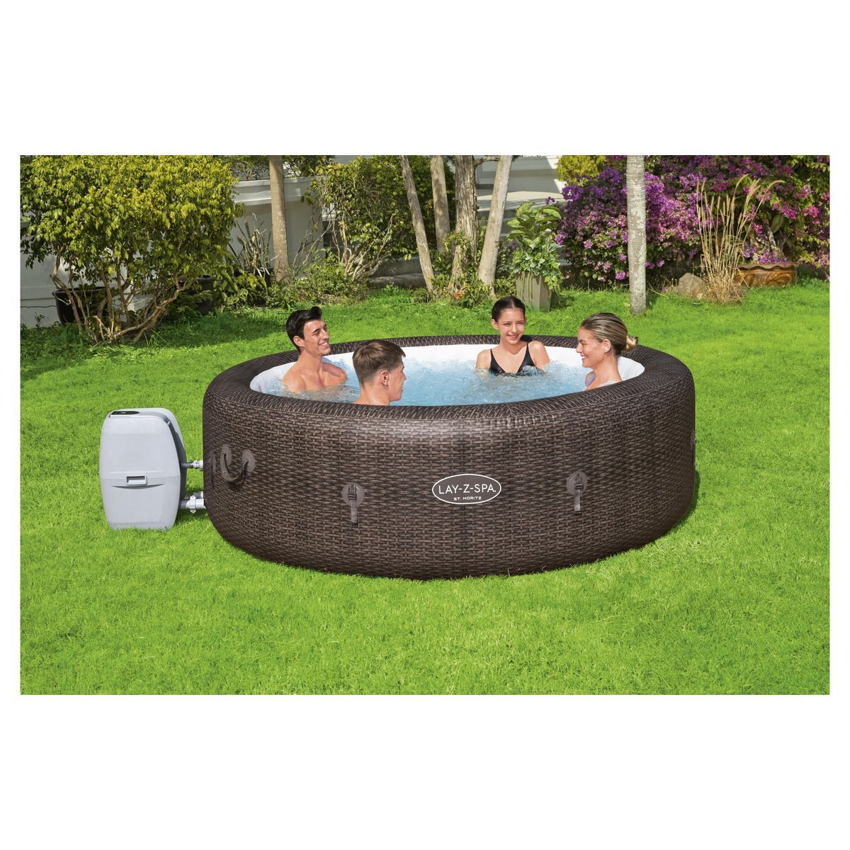 BESTWAY Spa gonflable rond - 5/7 places - Diam 2,16 x 0,71 m - LAY-Z-SPA ST MORITZ