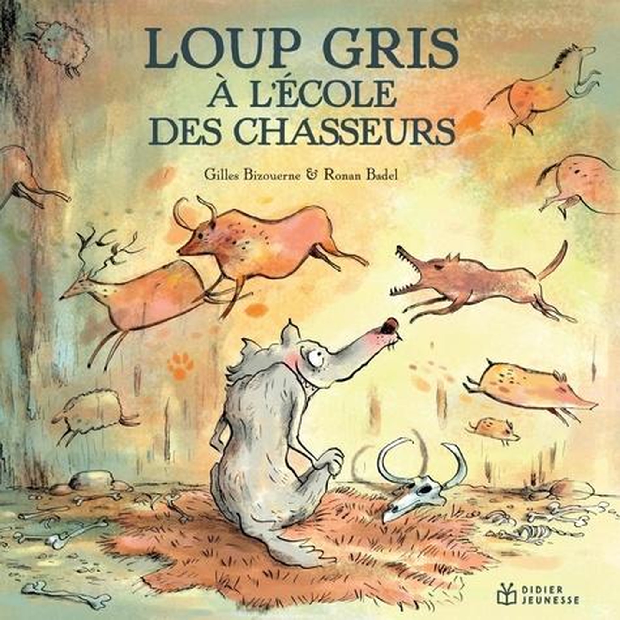 LOUP GRIS A L'ECOLE DES CHASSEURS, Bizouerne Gilles