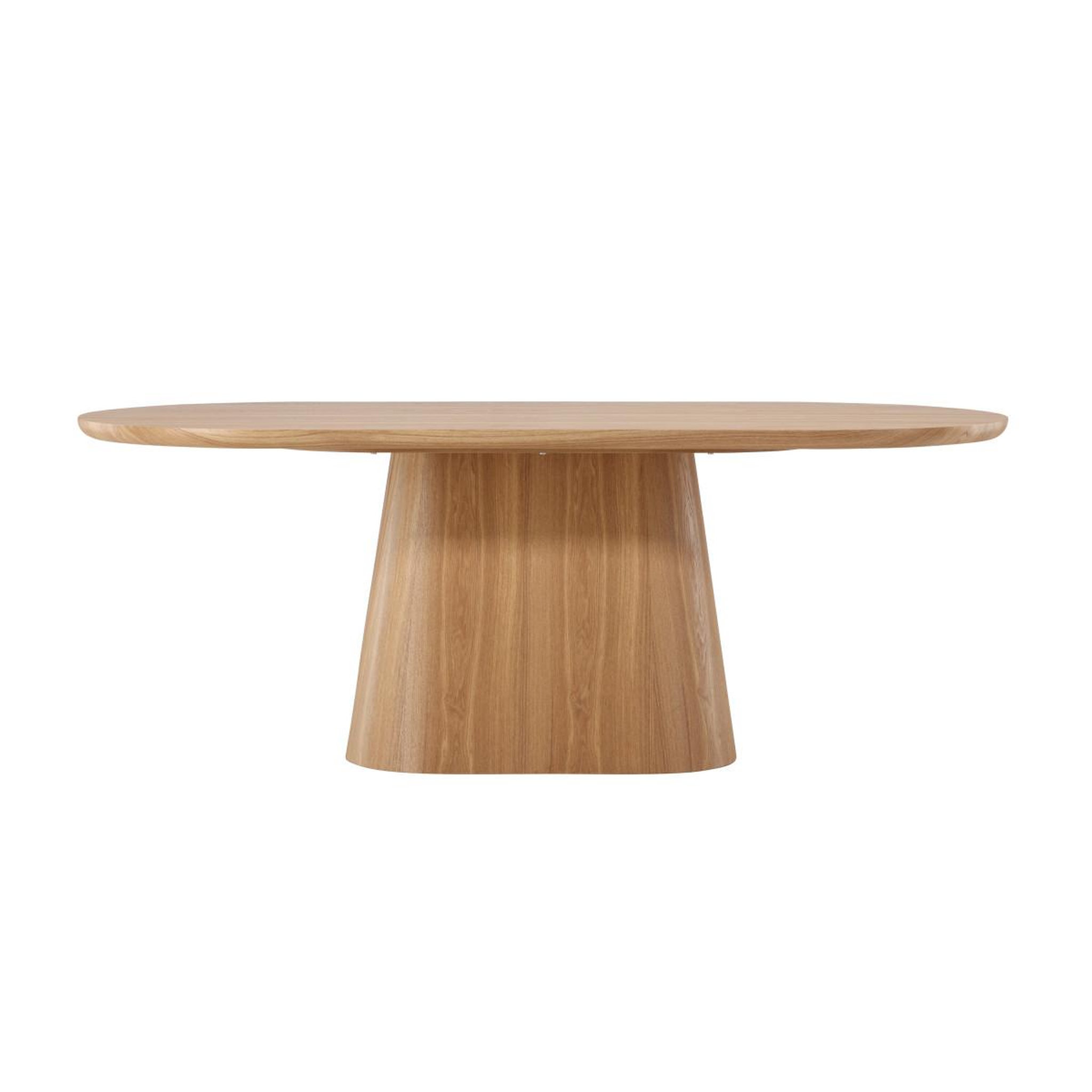 Voir la diapositive 3 : Paris Prix Table à manger ovale  stjarno  200cm naturel
