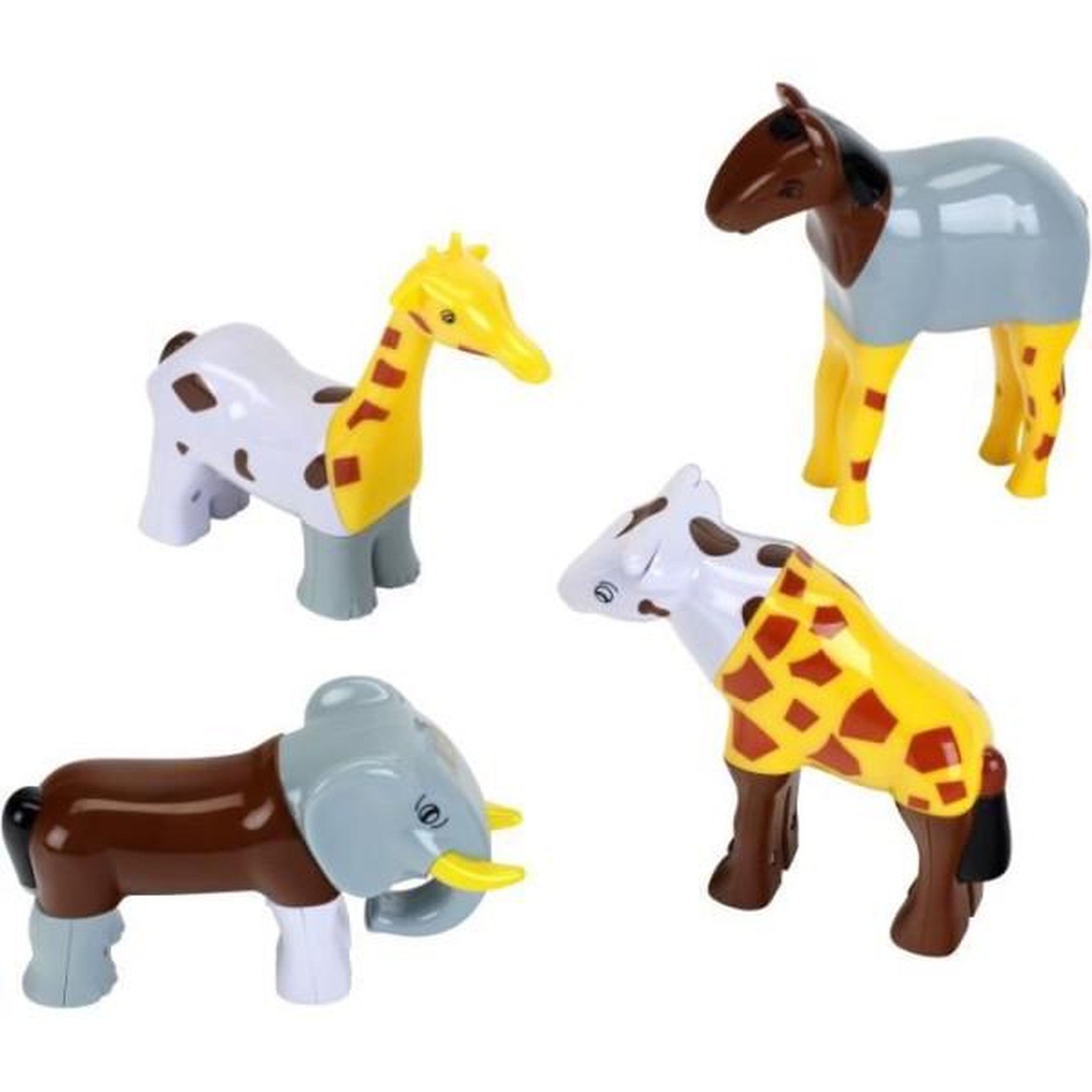 Voir la diapositive 4 : Klein Animaux magnétiques - KLEIN - 0071 - 4 grands animaux Funny Puzzle, sachet - 16 pieces - Des 12 mois