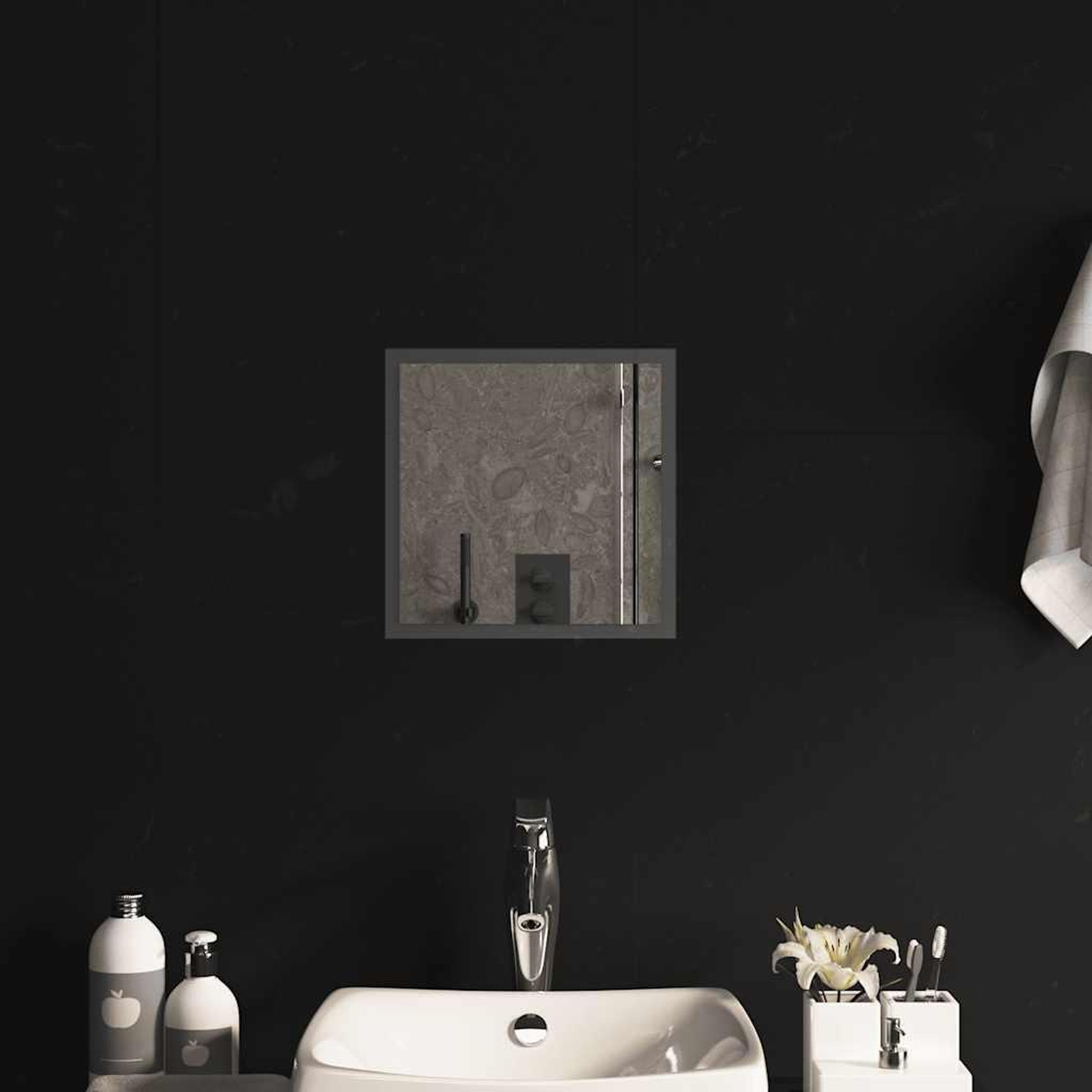 Voir la diapositive 3 : VIDAXL Miroir de salle de bain a LED 30x30 cm
