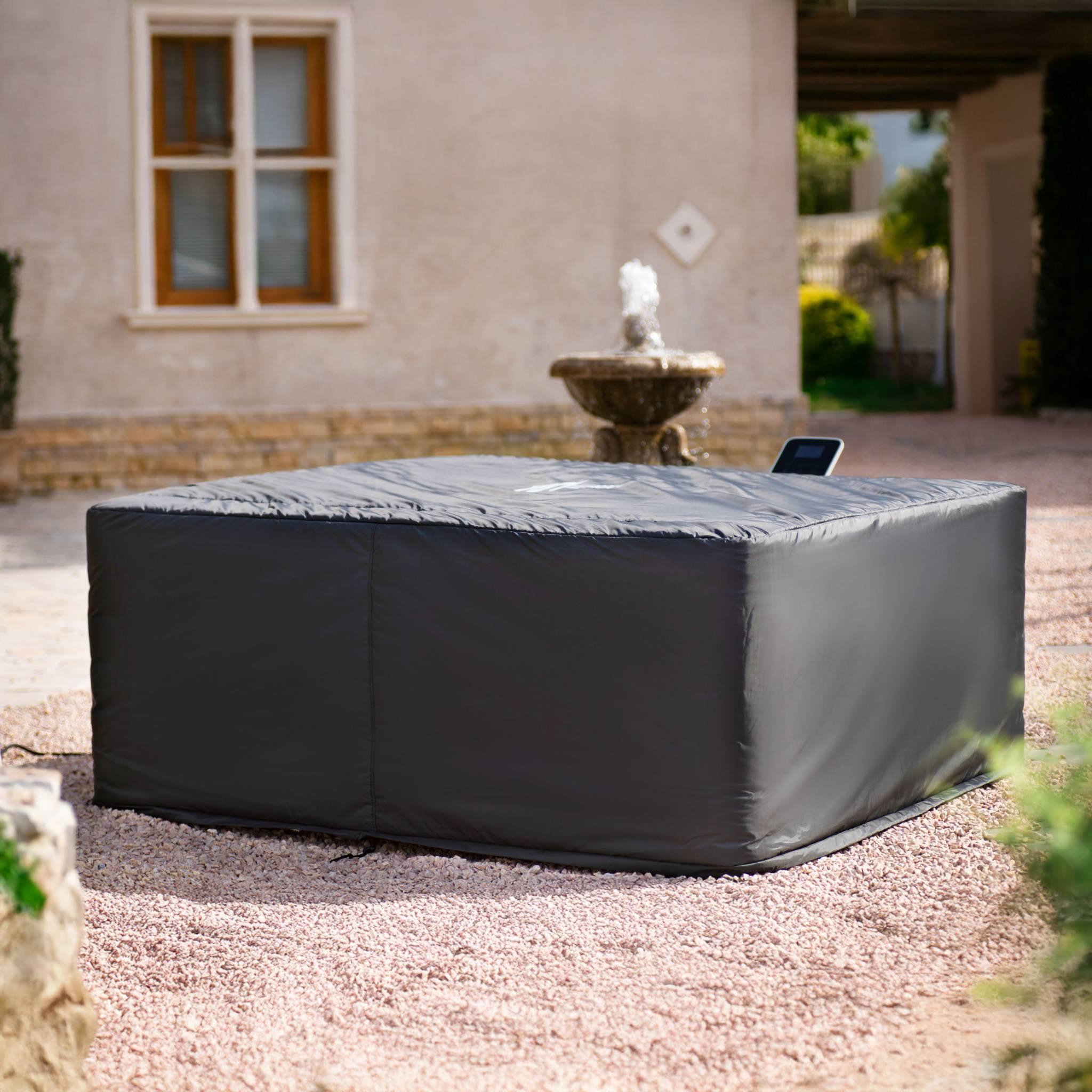 Voir la diapositive 2 : MSpa Housse de protection thermique pour SPA OSLO 6 places Ø 166 x 70cm