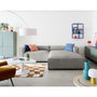 Voir la diapositive 1 : LISA DESIGN Ela - canapé d'angle droit 4 places - en tissu velours relief