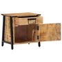 Voir la diapositive 2 : VIDAXL Table de chevet 40x30x42 cm bois de manguier massif