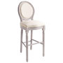 Voir la diapositive 2 : VIDAXL Tabourets de bar lot de 2 blanc lin