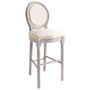 Voir la diapositive 2 : VIDAXL Tabourets de bar lot de 2 blanc lin