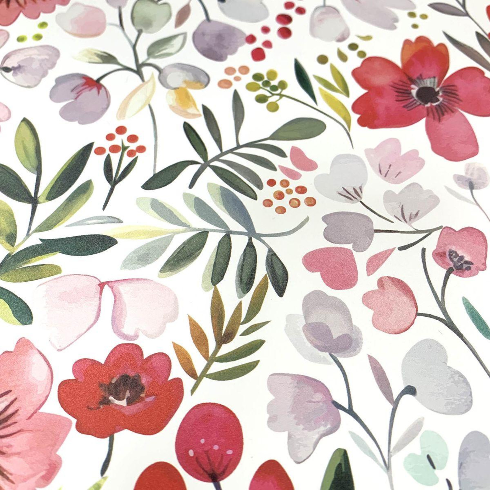 Voir la diapositive 2 : Douceur d'Intérieur Set de Table Imprimé  Jolie Fleur  28x44cm Multicolore
