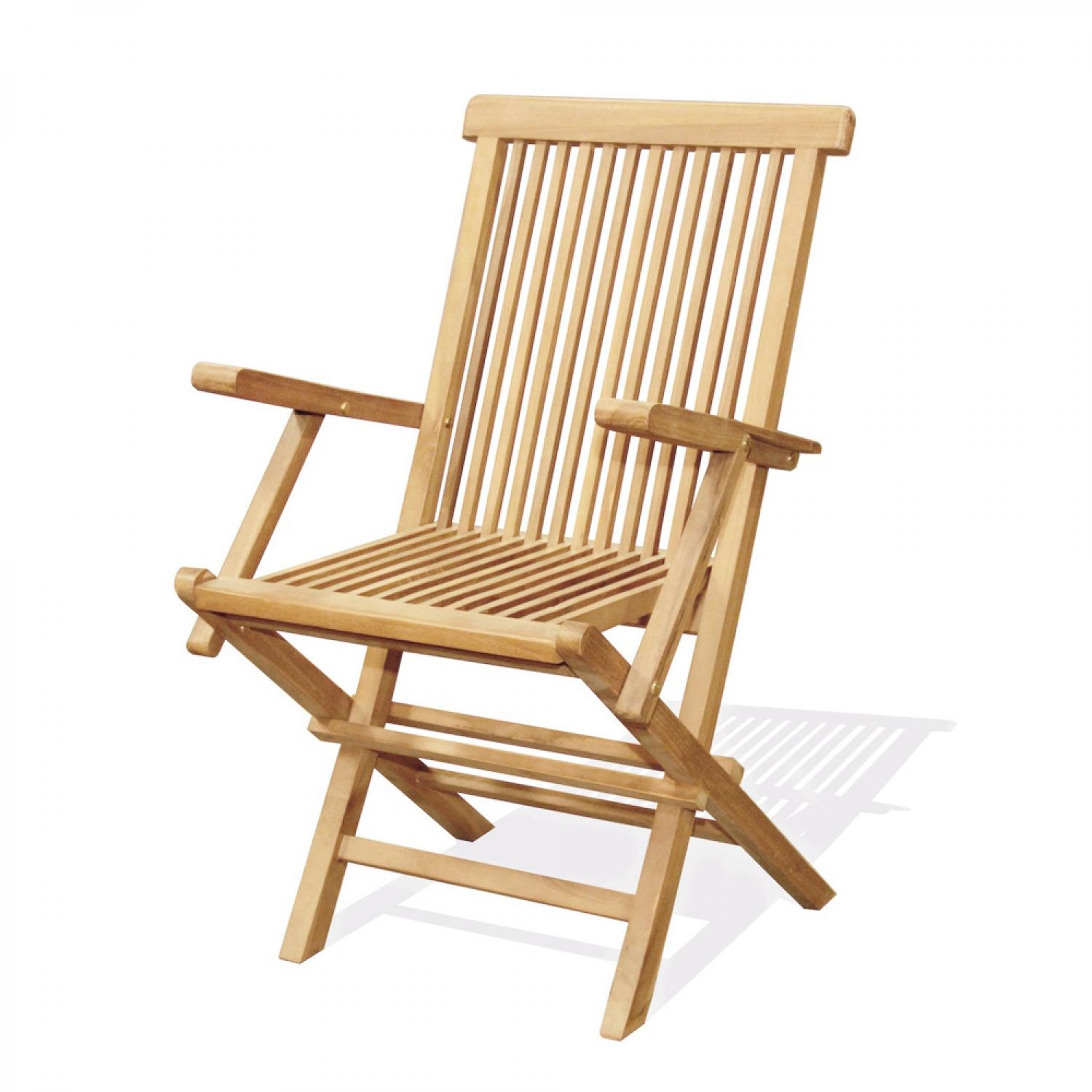 Voir la diapositive 5 : CONCEPT USINE Table de jardin rectangulaire 4 chaises 2 fauteuils en teck kajang