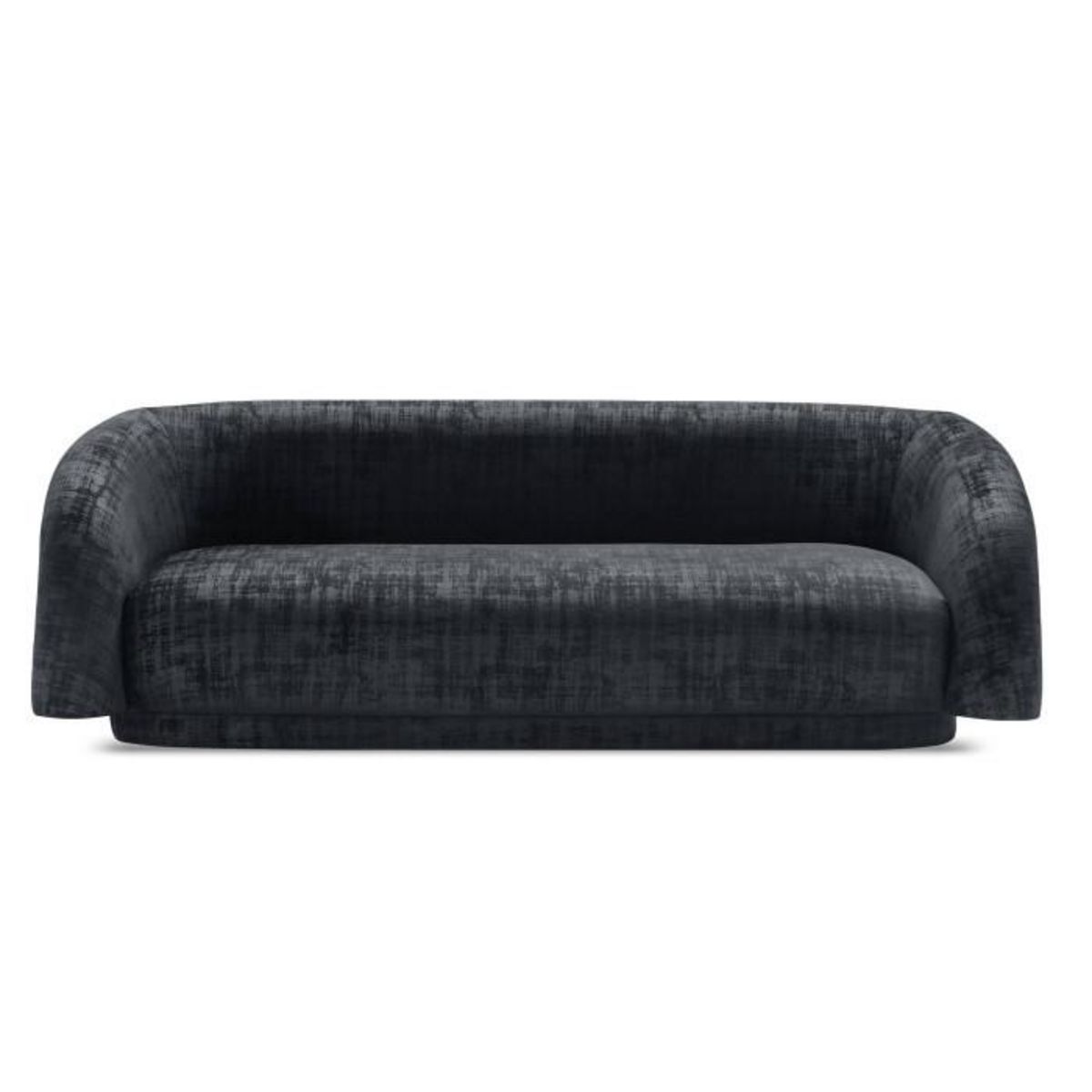 Paris Prix Canapé 3 Places Tissu  Kerio  210cm Noir