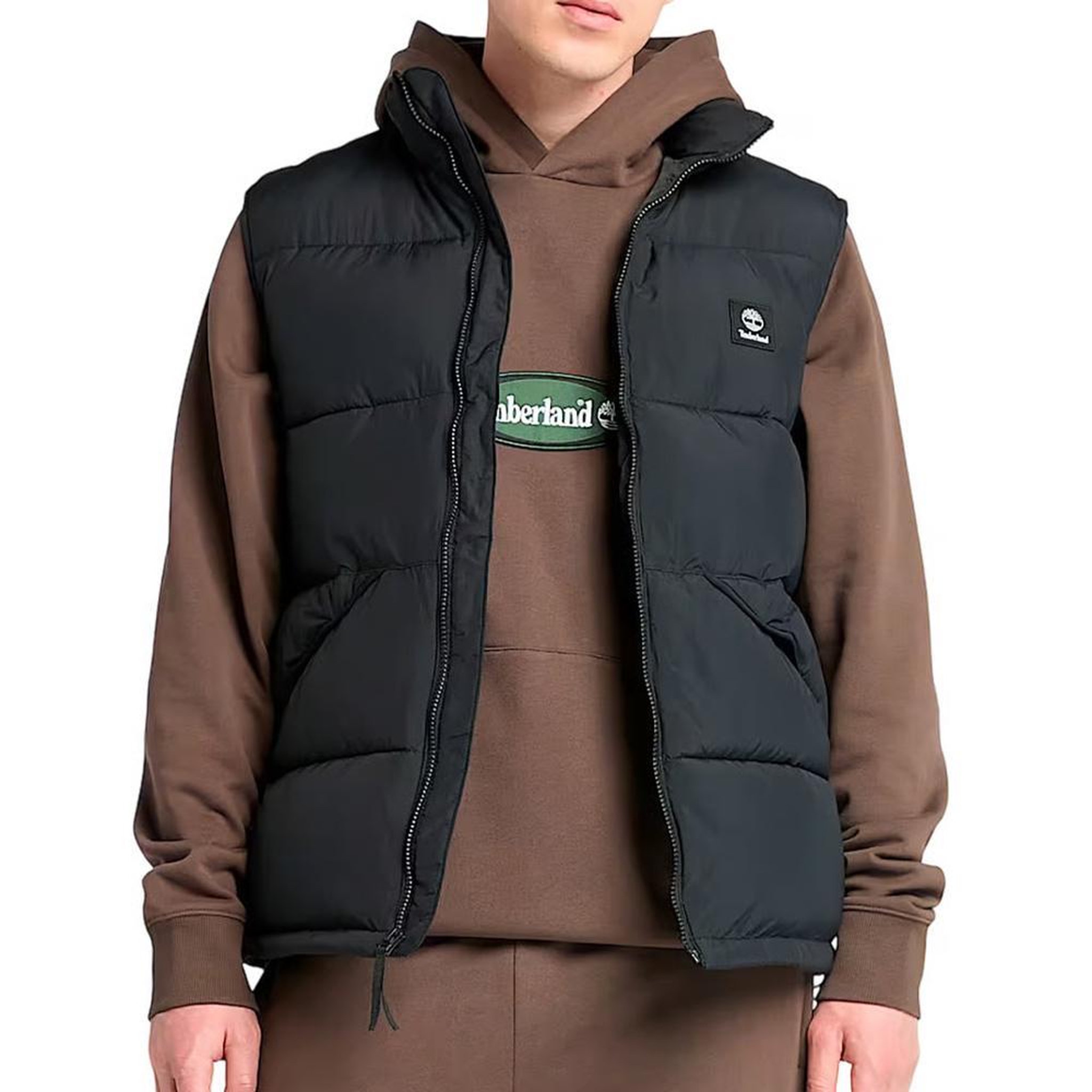 Voir la diapositive 1 : TIMBERLAND Doudoune sans manche Noire Homme Timberland Synthetic