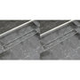 Voir la diapositive 1 : VIDAXL Drain de douche lineaire 2 pc 830 x 140 mm Acier inoxydable