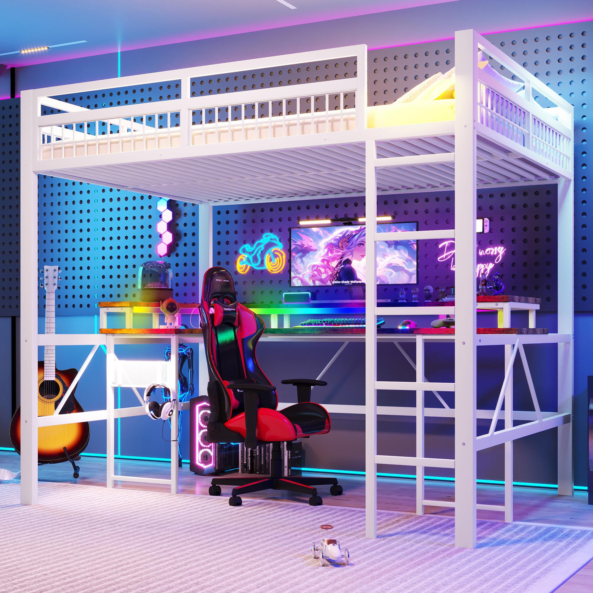 Voir la diapositive 4 : MERAX Lit mezzanine