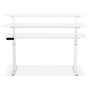 Voir la diapositive 5 : Paris Prix Bureau Design Réglable  Électrique  160cm Blanc