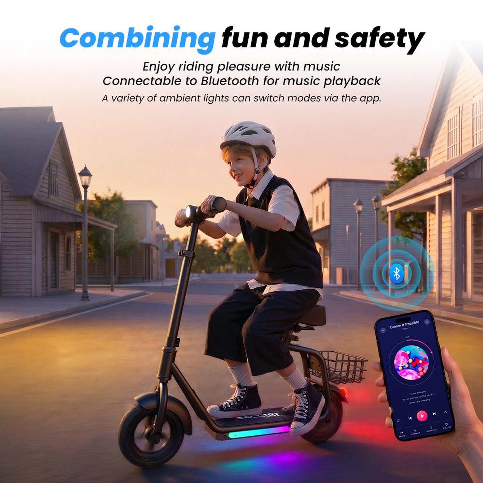 Voir la diapositive 4 : ISCOOTER Trottinette électrique enfant iscooter ik7