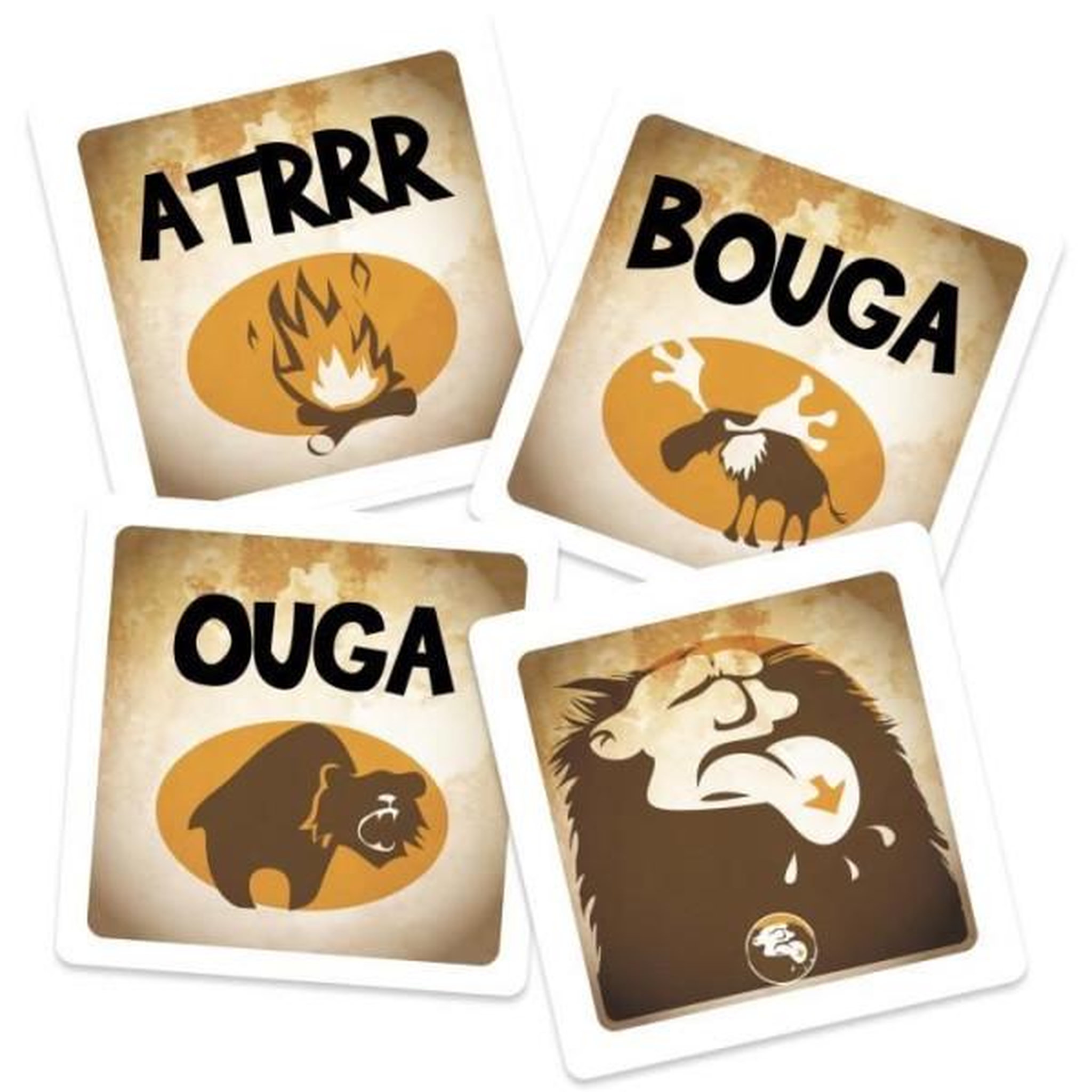 Voir la diapositive 3 : Asmodee Ouga bouga - asmodee - devenez le chef du clan - des 7 ans - fabriqué en france