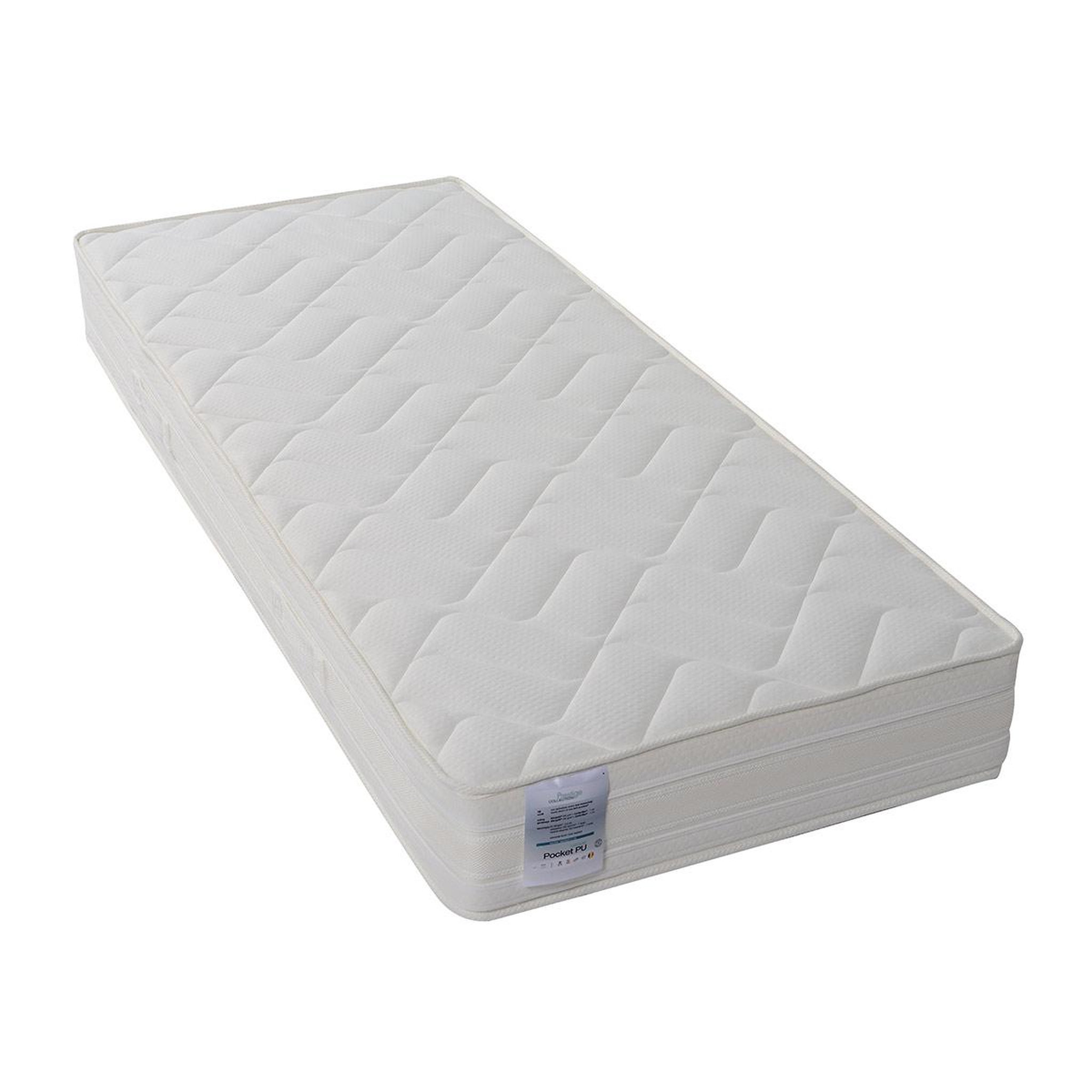 Voir la diapositive 3 : PRESTIGE Collection Lit relaxation électrique TPR mousse mémoire de forme 55kg/m3 - H21cm- 180x200 cm TERRAFLEX