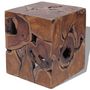 Voir la diapositive 3 : VIDAXL Tabouret Bois de teck massif