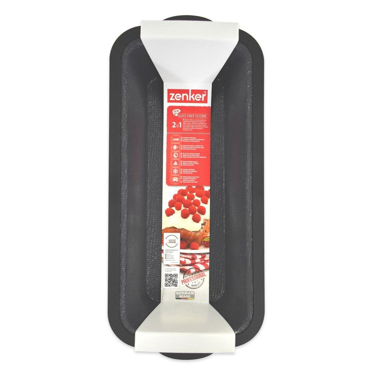 ZENKER Ensemble de 2 Moules à cake 31,5 cm Zenker Silicone fibre de verre