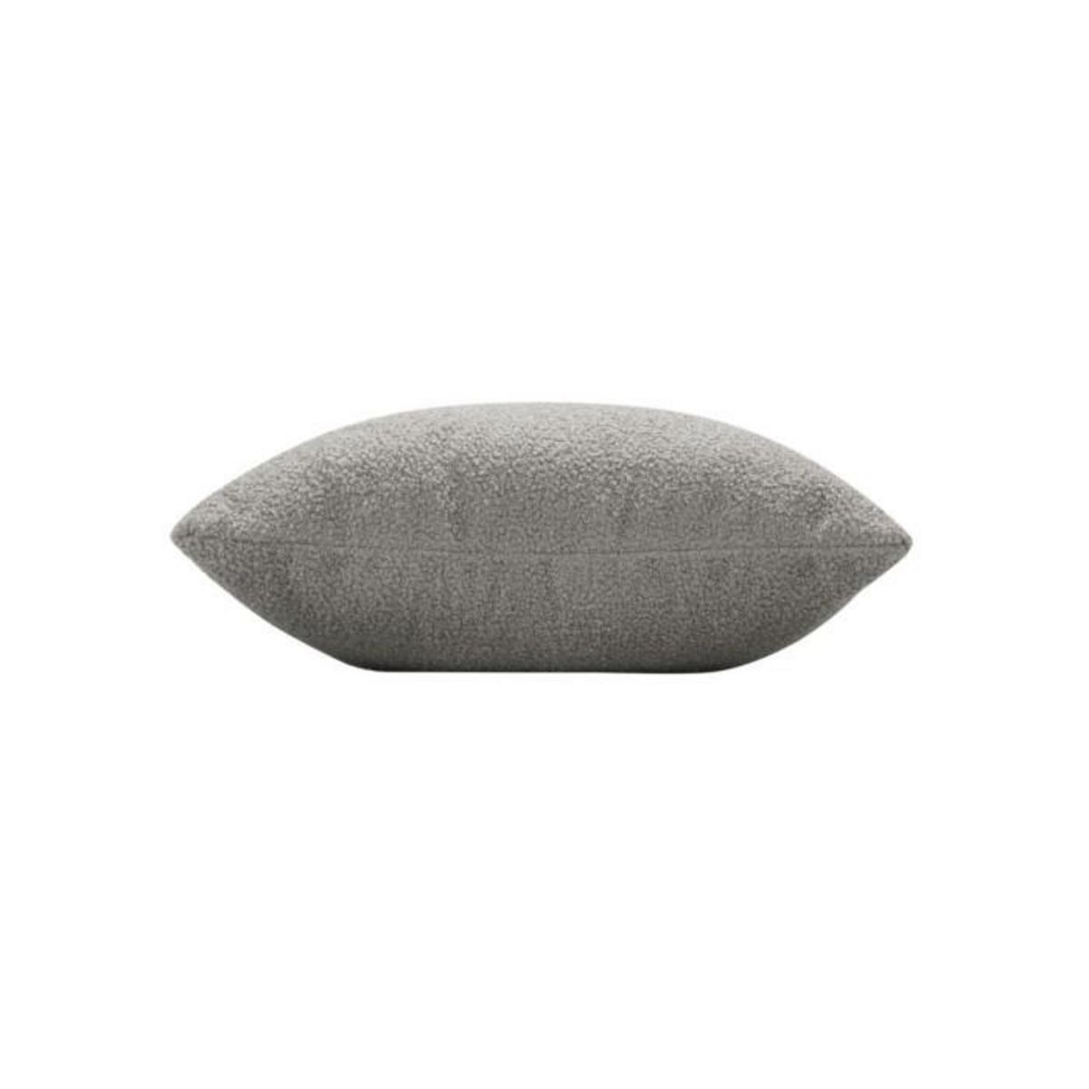 Paris Prix Coussin Déco Bouclette  Wooly  45x45cm Gris