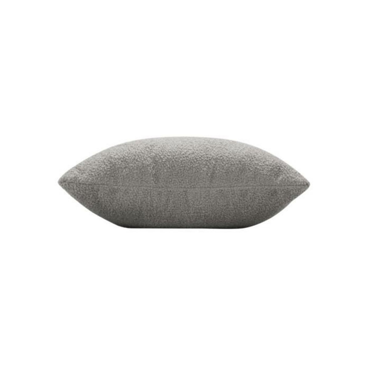 Paris Prix Coussin Déco Bouclette  Wooly  45x45cm Gris