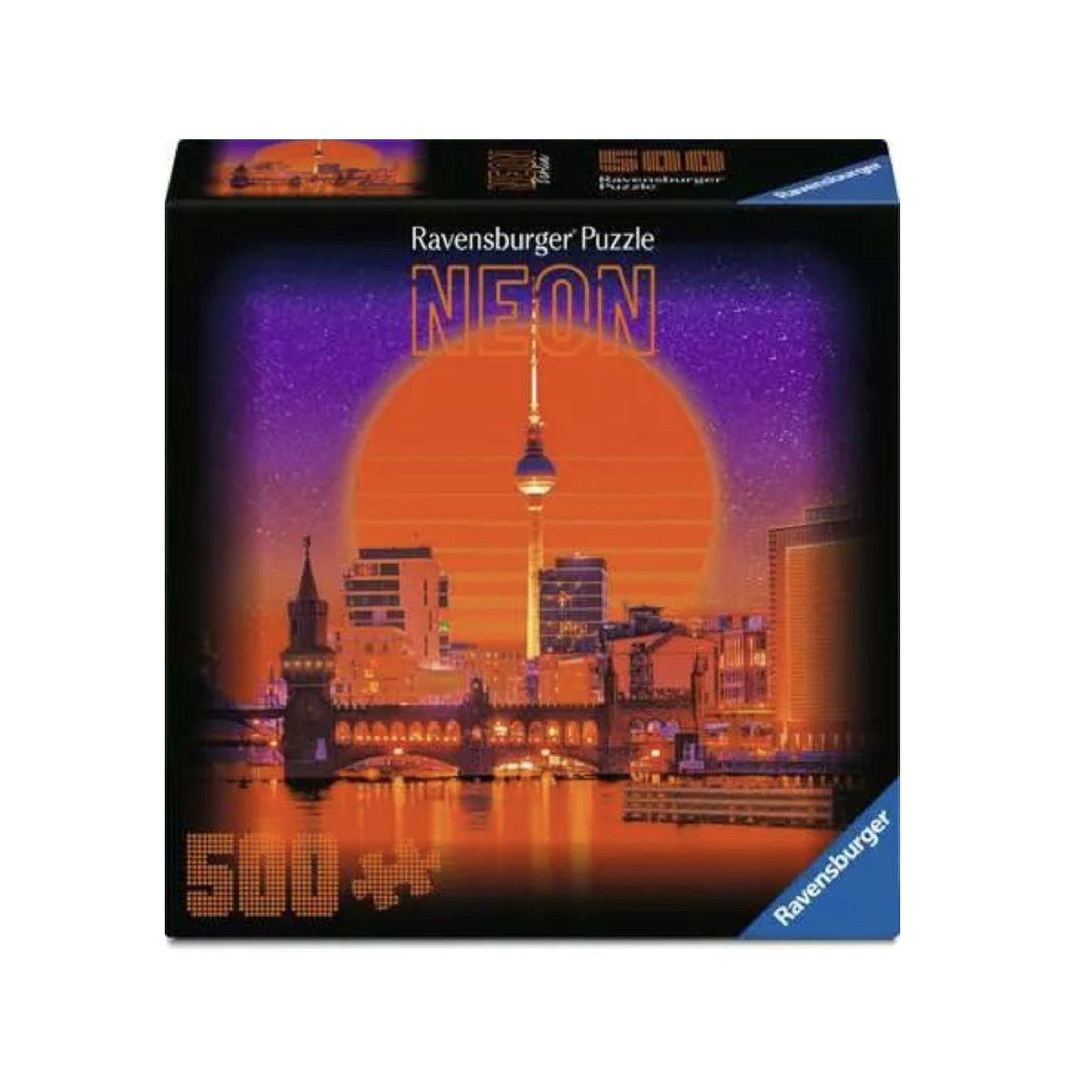 RAVENSBURGER Puzzles adultes 500 pieces - berlin neon