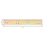 CENTRALE BRICO Platine d'assemblage bichro 120x16