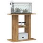 Voir la diapositive 3 : VIDAXL Support d aquarium chêne marron 60x30x60 cm bois d ingénierie
