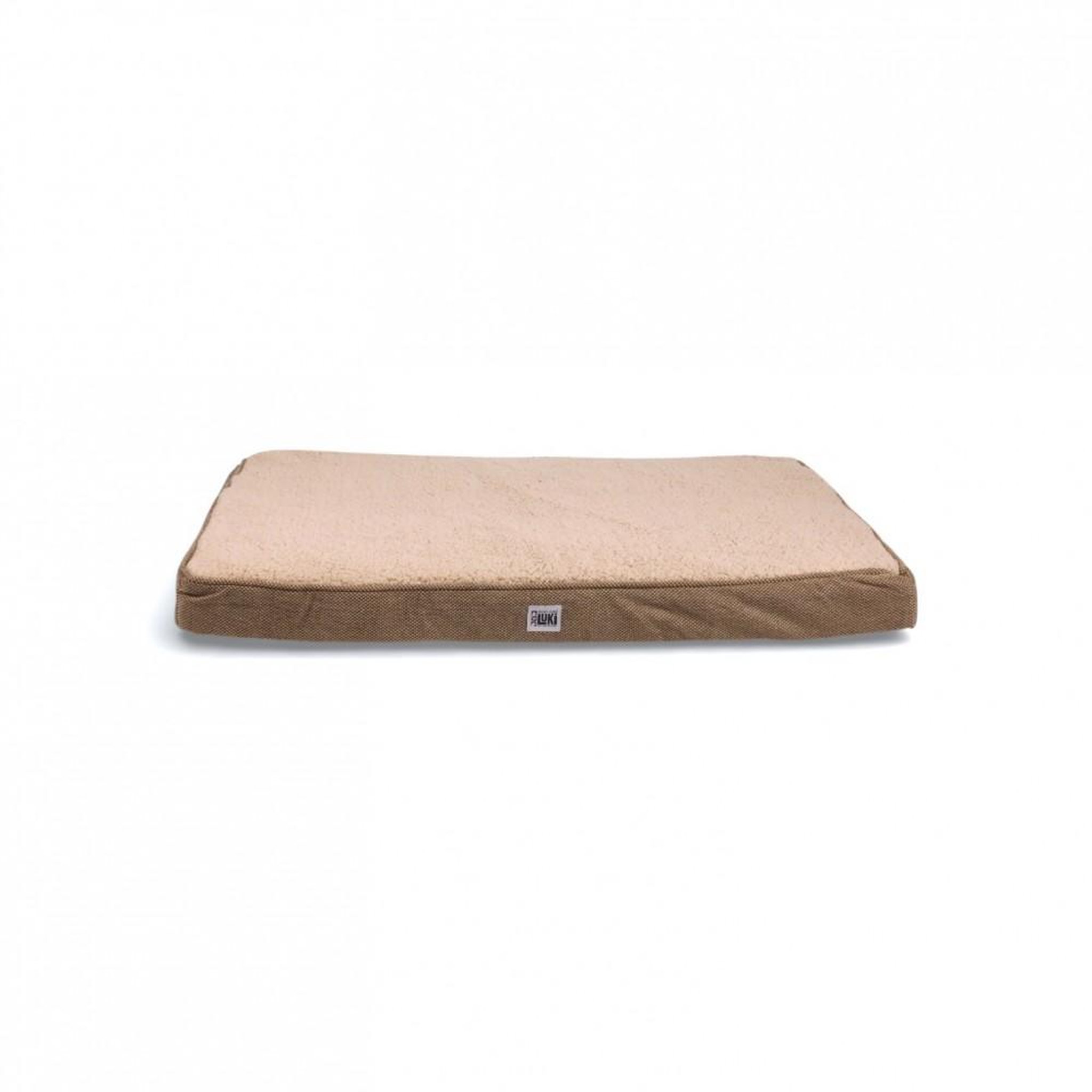 MON AMI LUKI Matelas antidérapant tissus - dessus mouton pour chien. Coloris disponibles : Beige