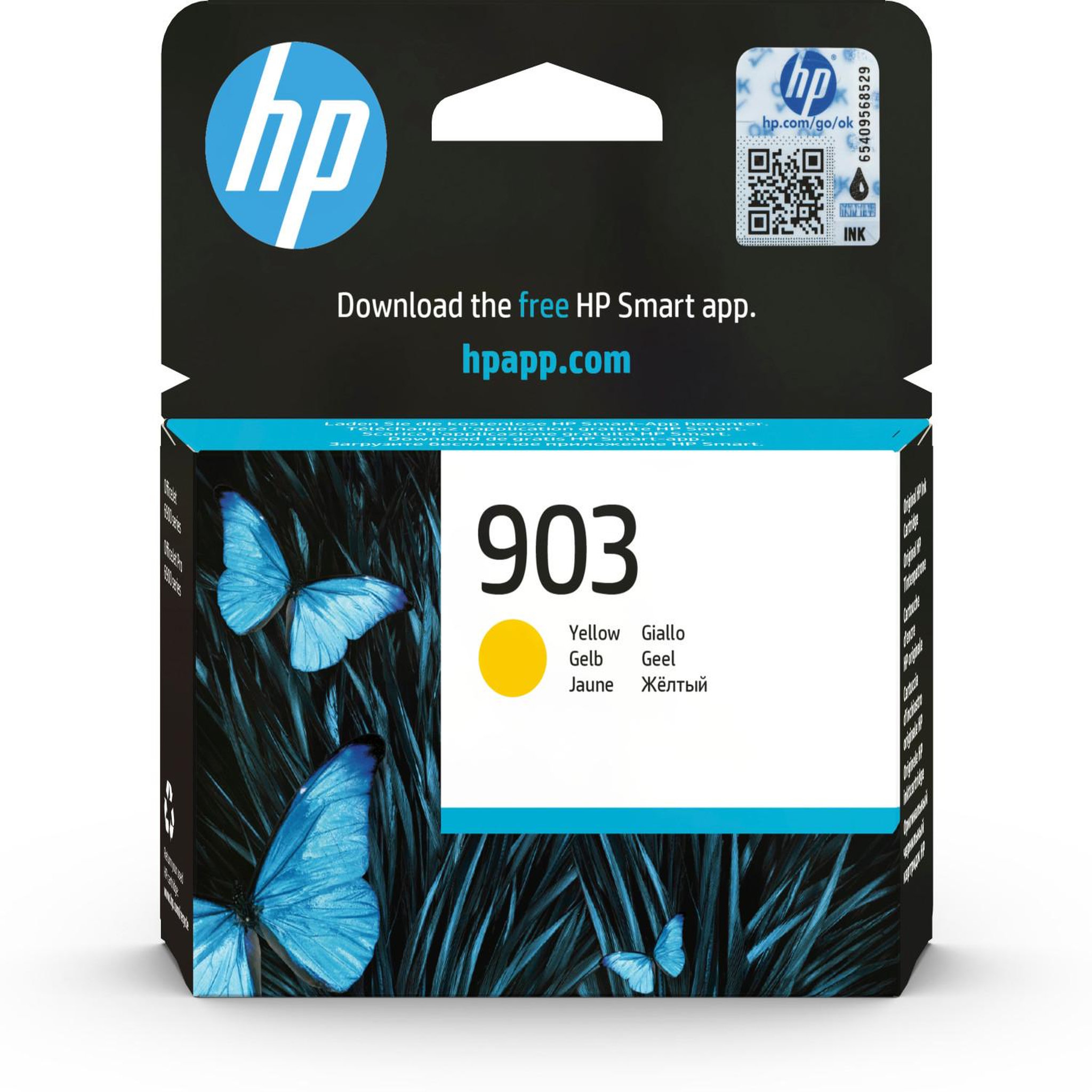 Voir la diapositive 2 : HP Cartouche d encre HP 903 Jaune