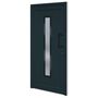 Voir la diapositive 2 : VIDAXL Porte d'entree anthracite 98x200 cm PVC