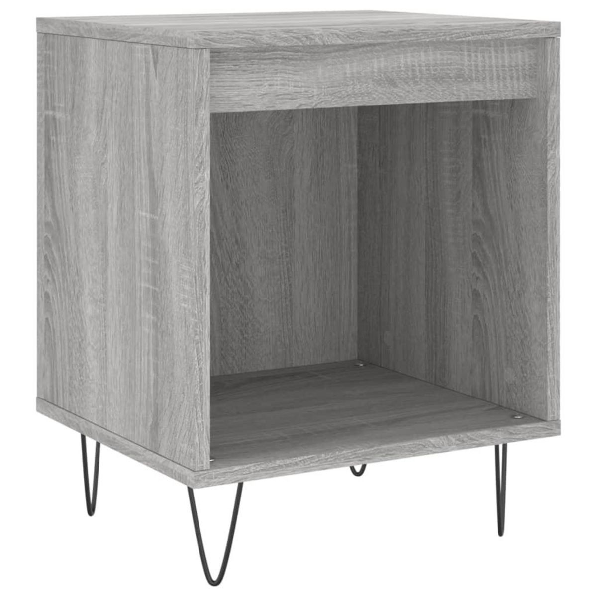 VIDAXL Table de chevet sonoma gris 40x35x50 cm bois d'ingenierie
