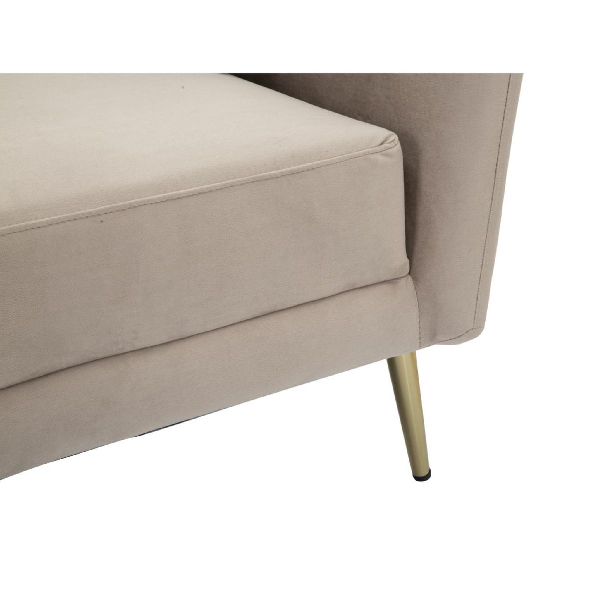 Voir la diapositive 6 : Paris Prix Fauteuil design en tissu  kiev  88cm gris