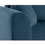 Voir la diapositive 5 : BEST MOBILIER Saphir - canapé d'angle réversible 4 places - convertible avec coffre - en velours côtelé