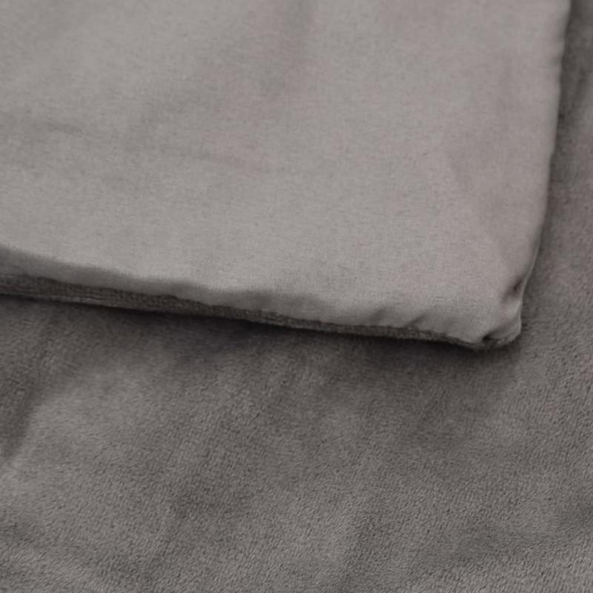 Voir la diapositive 4 : VIDAXL Couverture lestée avec housse Gris 138x200 cm 6 kg Tissu