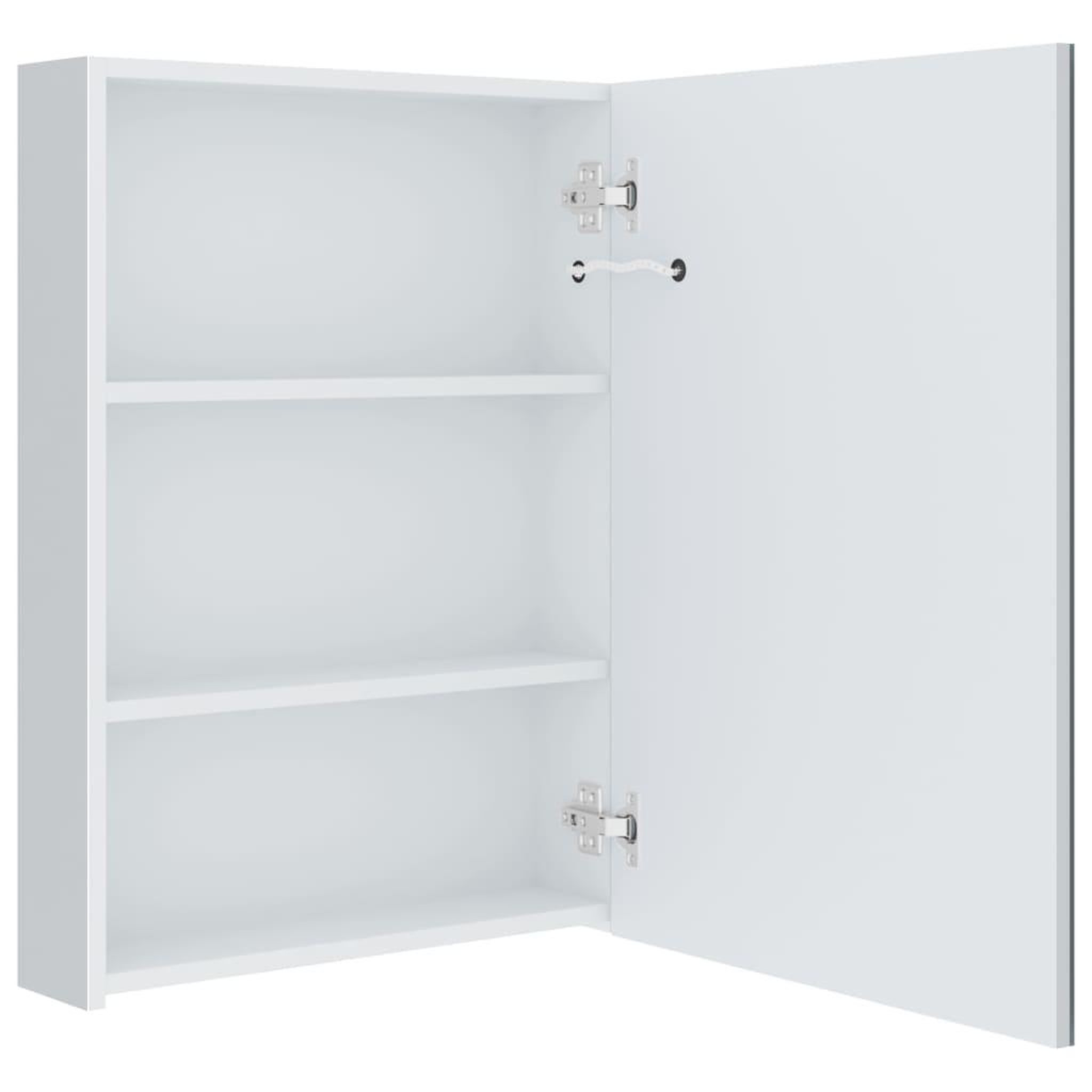 Voir la diapositive 5 : VIDAXL Armoire de salle de bain a miroir led 50x13x70 cm