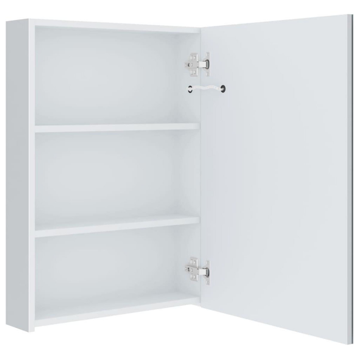 VIDAXL Armoire de salle de bain a miroir LED 50x13x70 cm