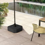 Voir la diapositive 4 : OUTSUNNY Pied de parasol à lester 25 Kg max. mât dia. 38-48 mm